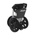Clicgear 3.5+ Golf Trolley Silver/Black - Folded